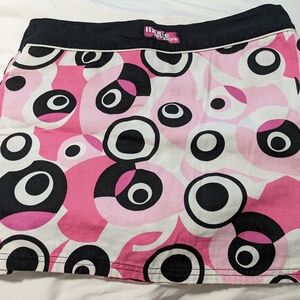 Lizzie McGuire Skort. Pink and white skirt. 1960s style. Vintage. Summer skirt